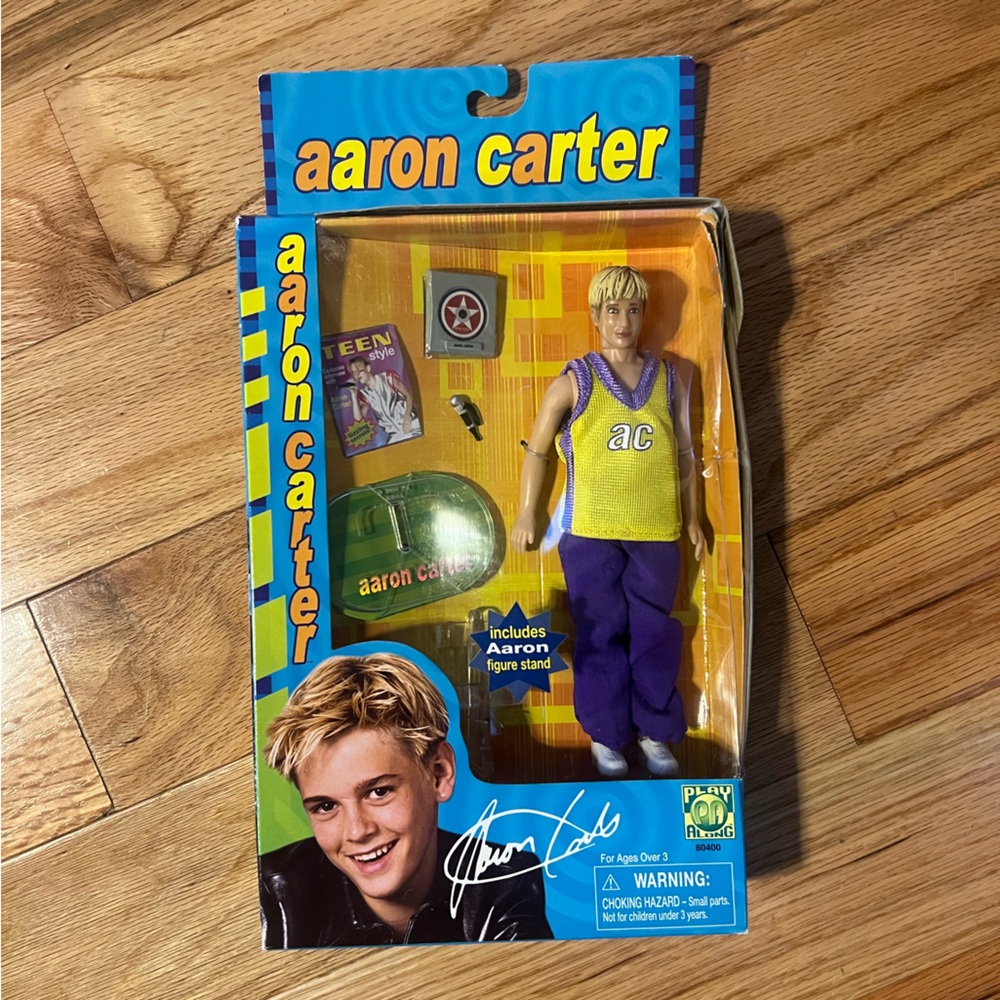 Aaron Carter Collectible Doll in That’s how I beat Shaq outfit